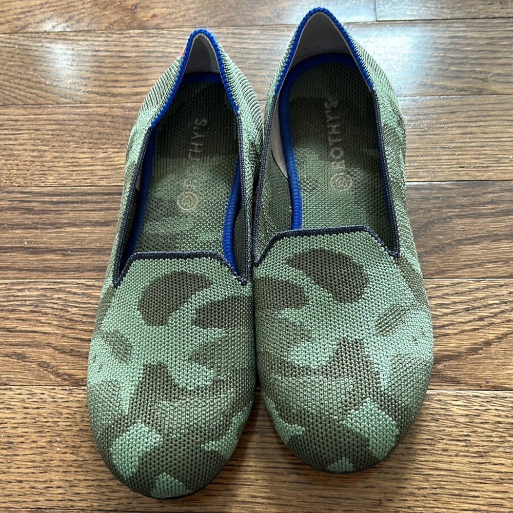 Rothy Camo Print Kids Size 4